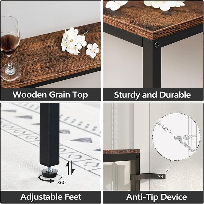 MAHANCRIS 63'' Skinny Console Table