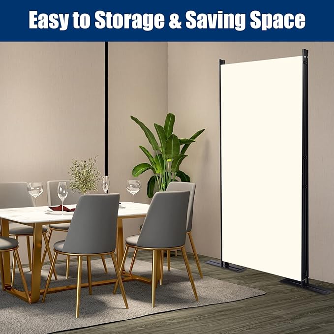 Room Divider 6FT Portable Room Dividers and Folding Privacy Screens, 3 Panel
