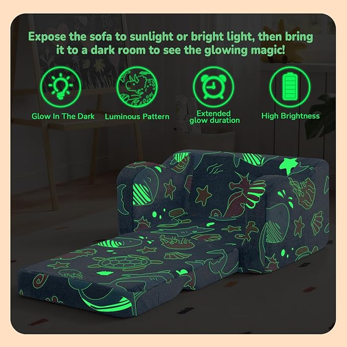 MeMoreCool Glowing Ocean Kids Chair
