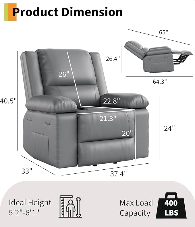 GarveeHome Power Lift Recliner Chair