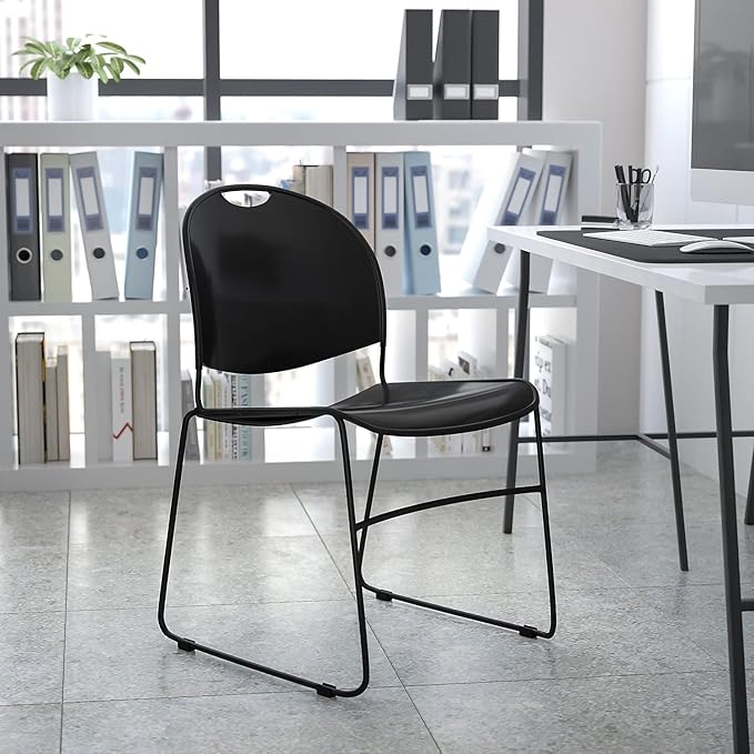 Flash Furniture Hercules Series Ultra-Compact Plastic Stacking Event/Waiting