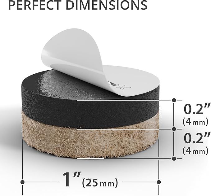X-Protector Felt Furniture Sliders
