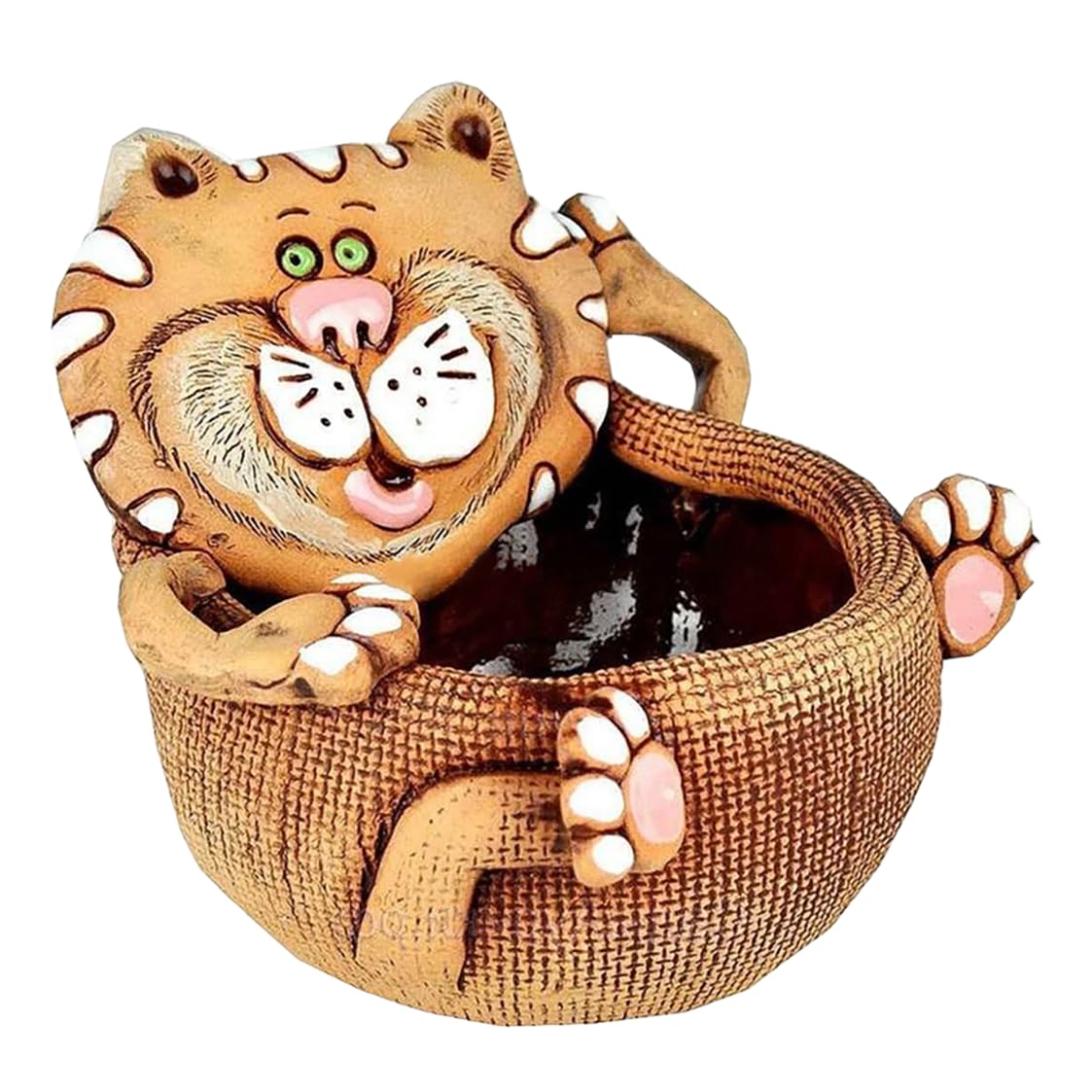 STP GOODS Ceramic Pot, Plant Pots, Modern Decorative Planters for House Plants Indoor Flowers Plants, Cute Flower Pot - Gifts (Cat)