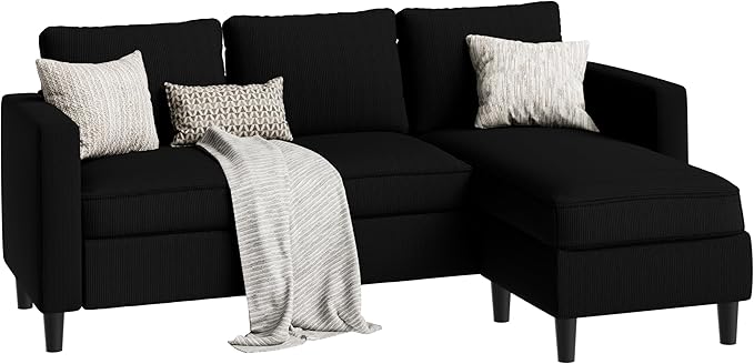 SUNLEI L-Shaped Sectional Sofa, Sectional Couches