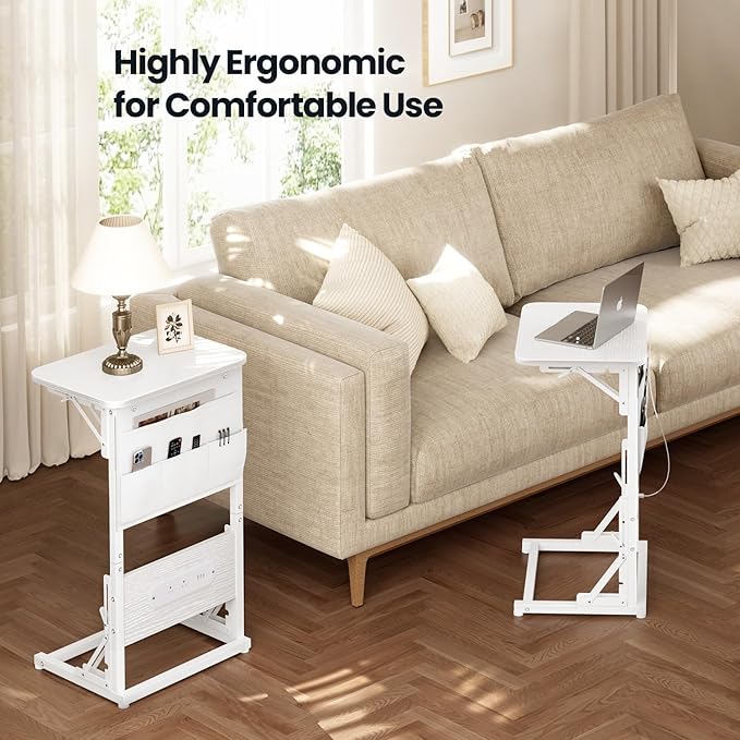 HLDIRECT C Shaped End Table