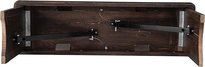 Flash Furniture HERCULES 40" x 12" Folding Farm Bench, Solid Pine Entryway