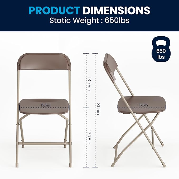 Flash Furniture Hercules Series Plastic Folding Chair