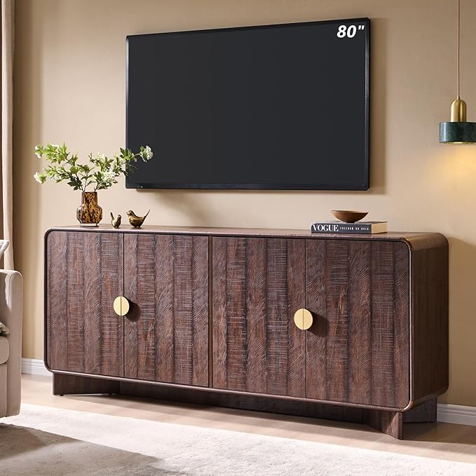 IFGET 70" Modern TV Stand for TVs Up to 80 inches, TV Console