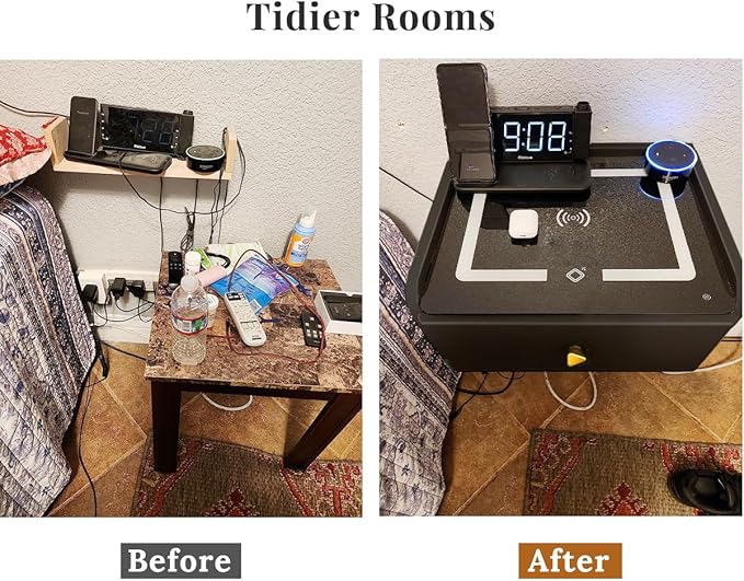 HOMEMORE Floating Nightstand