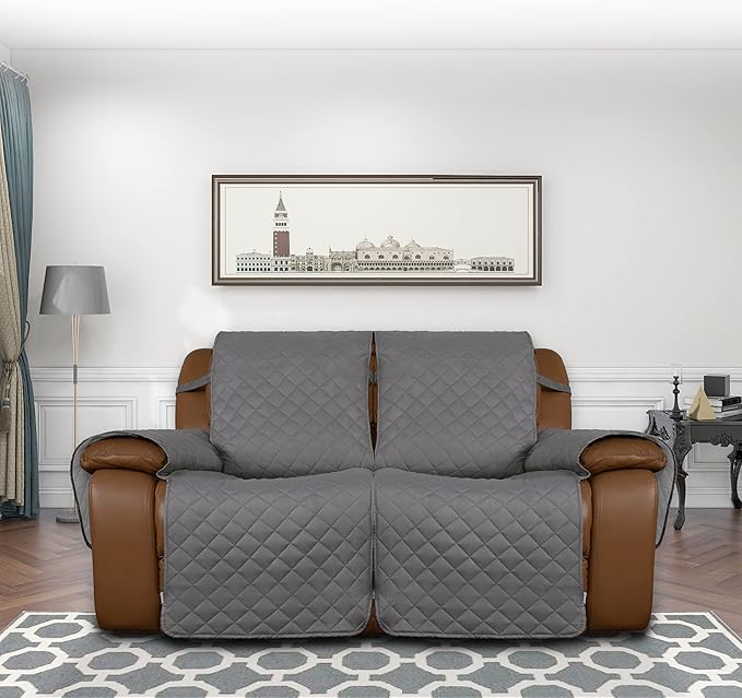 Easy-Going Oversized Loveseat Recliner Cover, Reversible Couch Cover