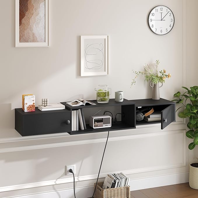 HOOBRO 55" Floating TV Stand