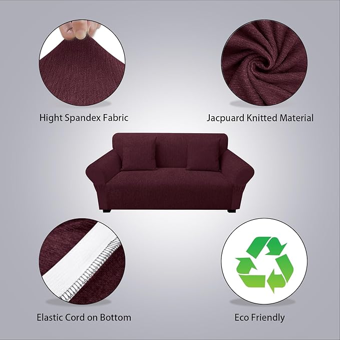 Loveseat Slipcover with 2 Pillow Cover