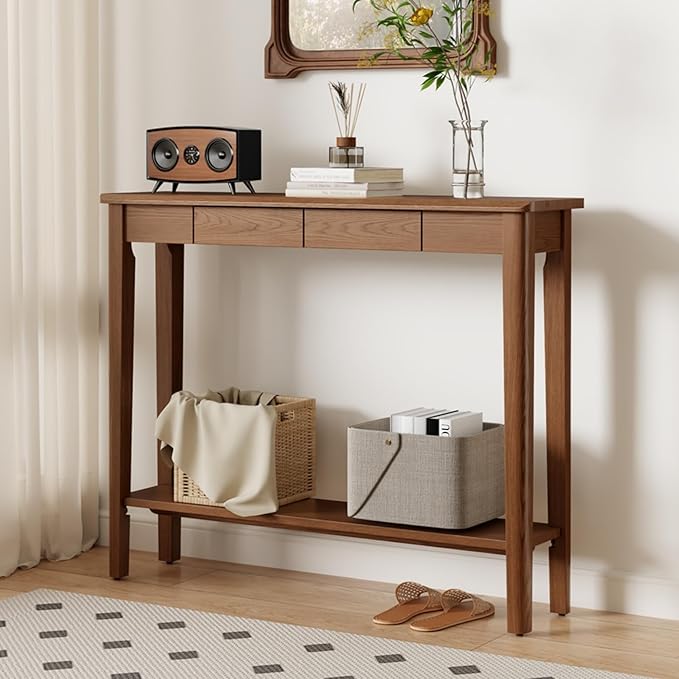 AQIMUELE Wood Console Table