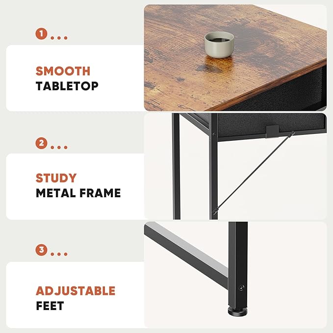 DUMOS 32" Home Office Computer Desk