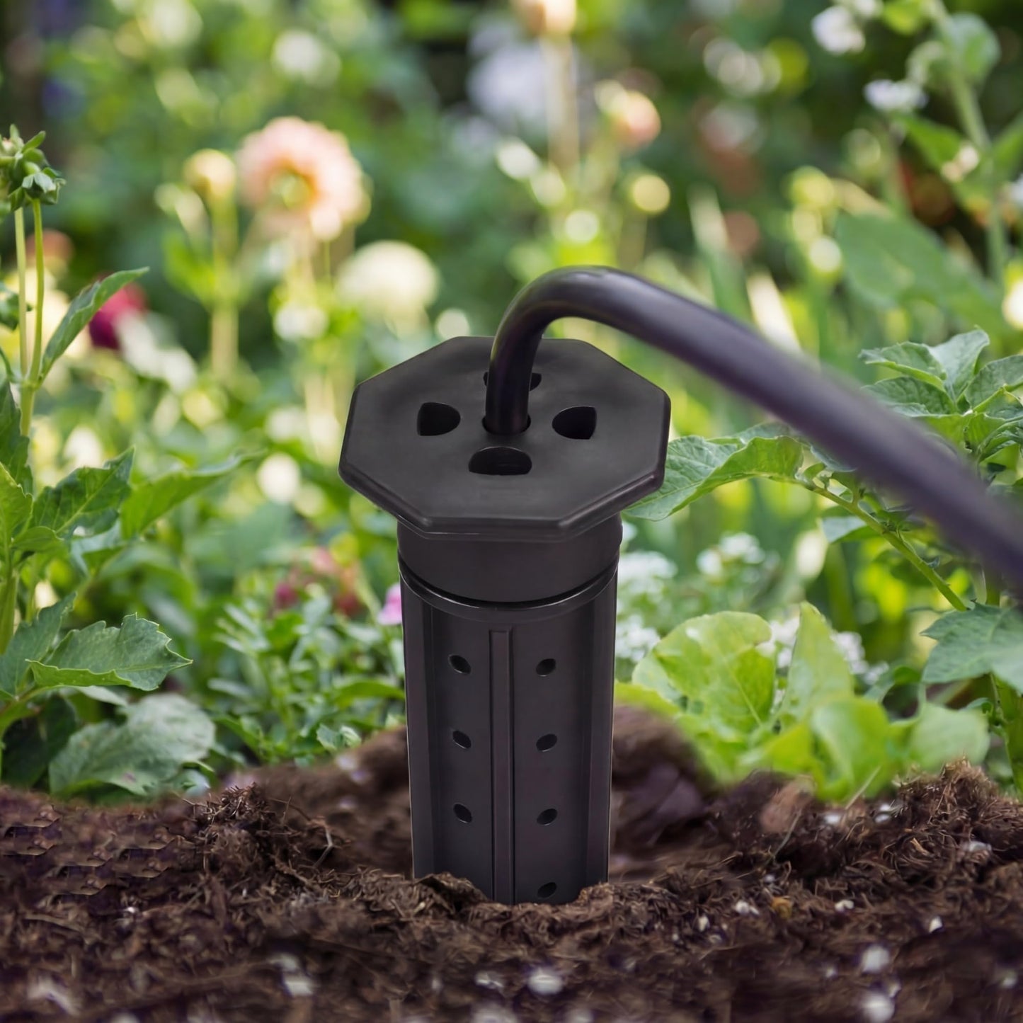 Briwooody 8 Pack Garden Watering Stake Large UV-Protected ABS Plastic Deep Root Irrigation Spike for Trees, Shrubs, Bushes, Shrubs, Flowers, Fruits, Vegetables, Potted Plants (14 Inch)