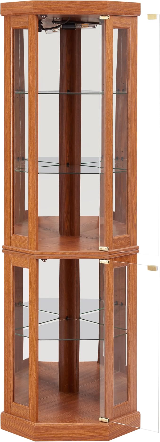 Glass Corner Display Cabinet