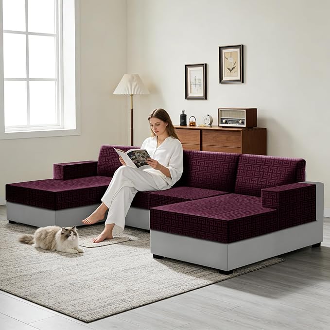 UNBBRRL Stretch Couch Cushion Cover