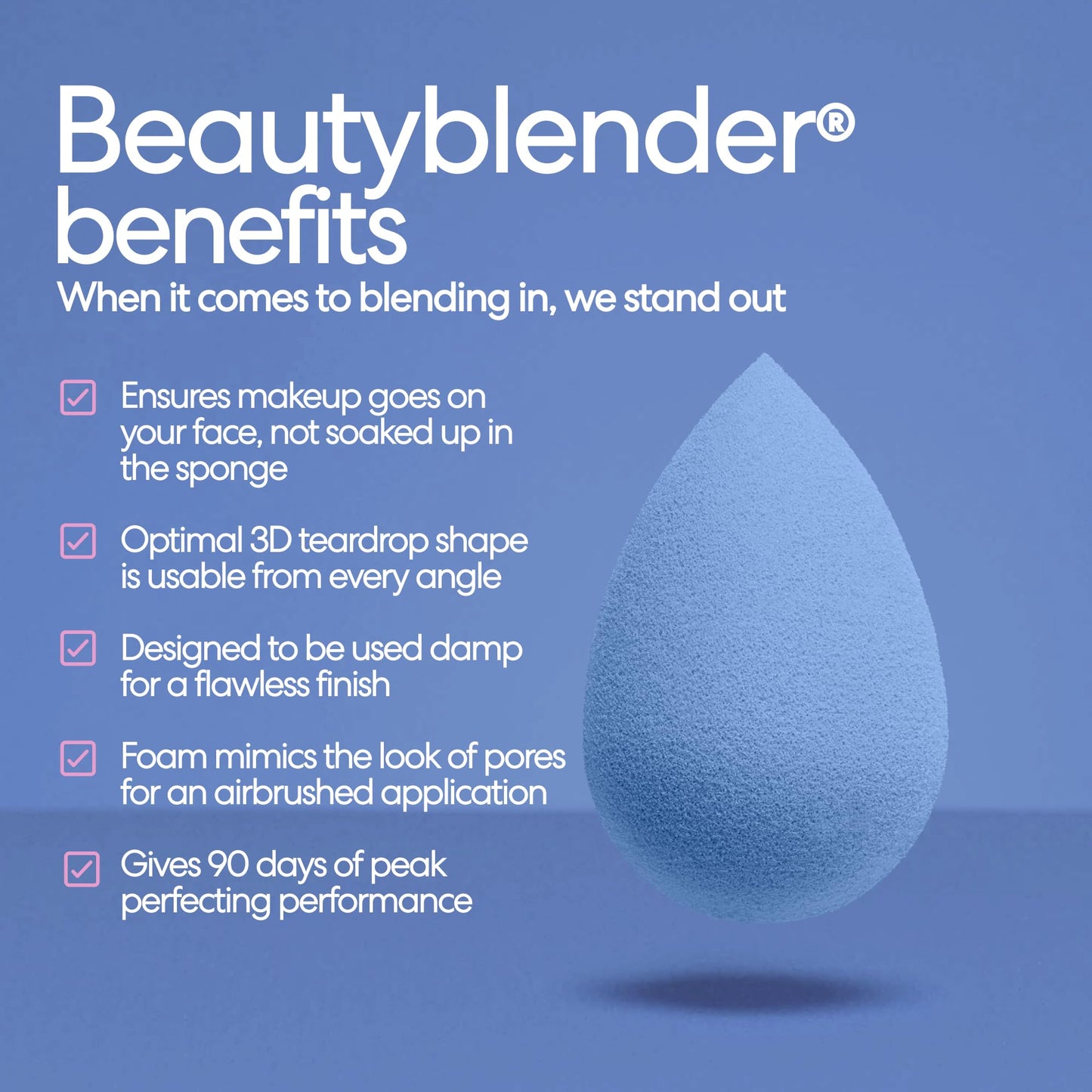 Beautyblender® | Bubble Blender Makeup Sponge | Blend Liquid Foundations, Powders and Creams | Streak Free Application | Vegan, Cruelty Free | Made in USA