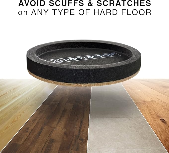 Felt Furniture Sliders for Hardwood Floors X-PROTECTOR 8 PCS 4 3/4”