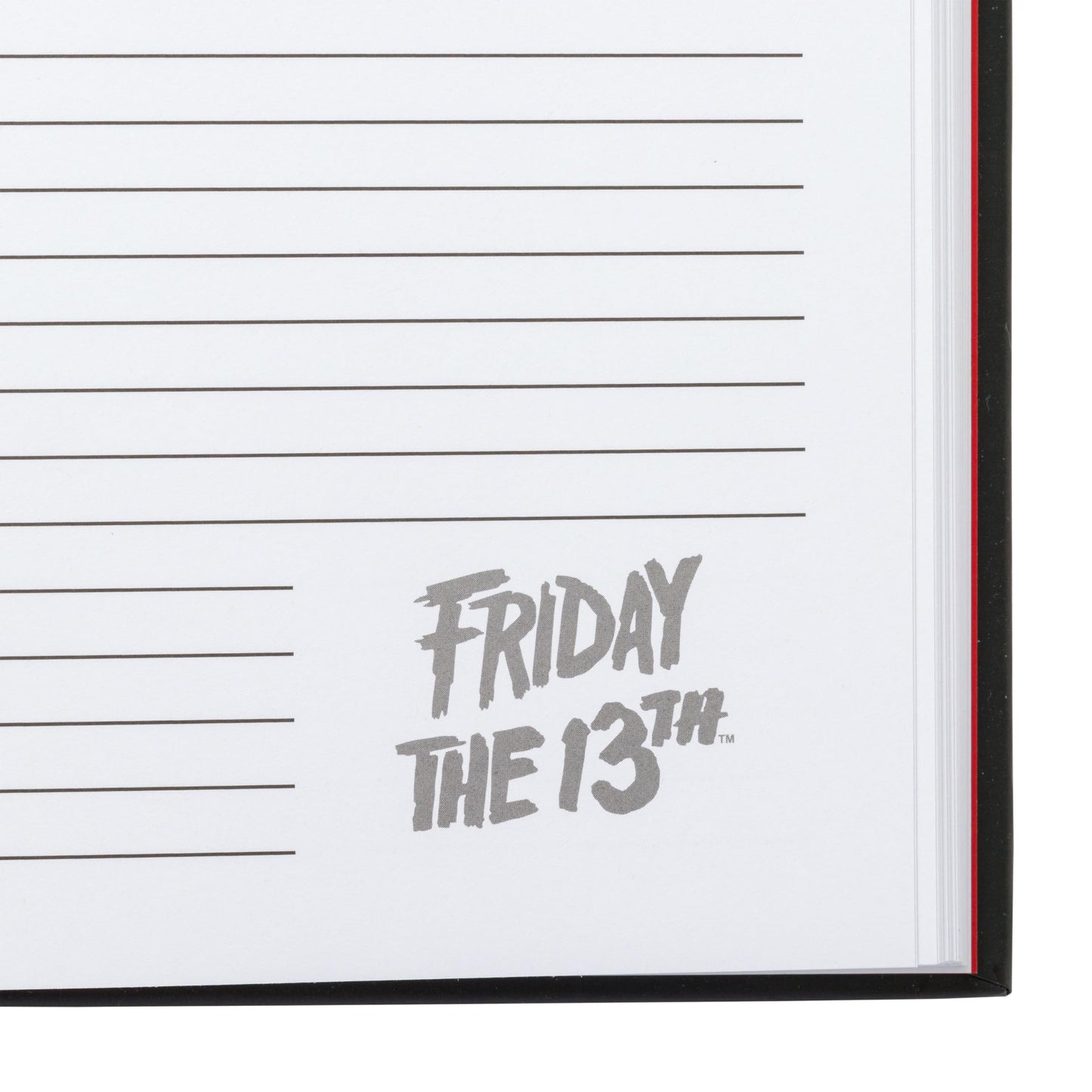 Silver Buffalo Friday the 13th Hard Cover Journal Featuring Jason Voorhees’s Mask, 6" x 8"