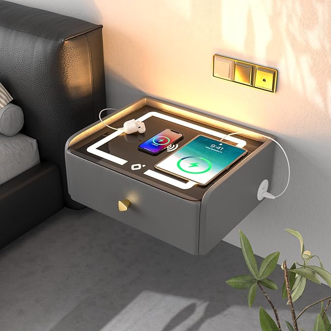 HOMEMORE Floating Nightstand