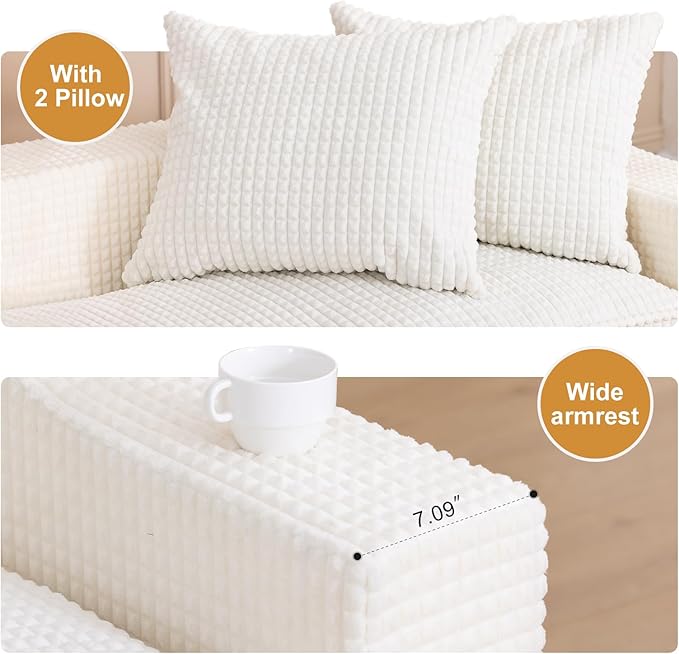 61" Convertible Sofa Bed Loveseat, Memory Foam Boneless Floor Couch