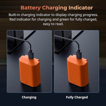 SMALLRIG 2400mAh Repalcement USB-C Battery for Sony NP-FZ100, for Sony A7R V, A7 IV, A7S III, FX3, FX30, A7R IV, A7R III, A7 III, A7C, A7C II, A7CR, A6700, ZV-E1, ZV-E10 II, 2.5H Fast Charging