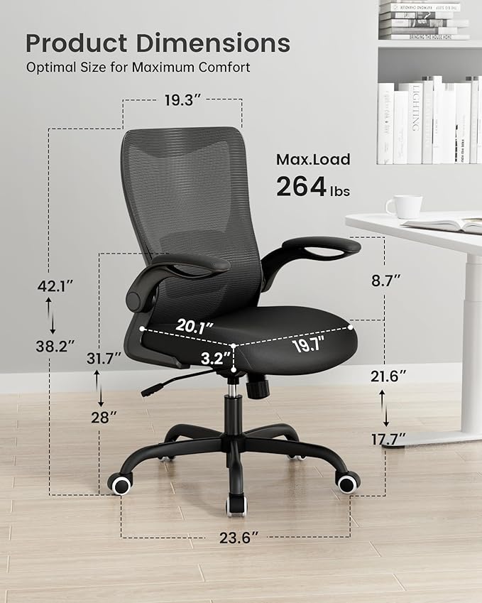 MUXX.STIL Office Chair, Ergonomic Desk Chair