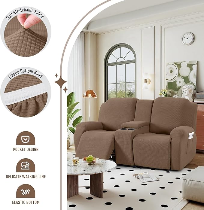 TAOCOCO Loveseat Recliner Cover