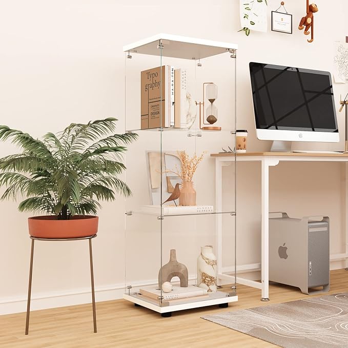 LFT HUIMEI2Y Glass Display Cabinet 3-Shelf