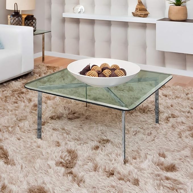 Dulles Glass 18 inch Square Glass Table Top