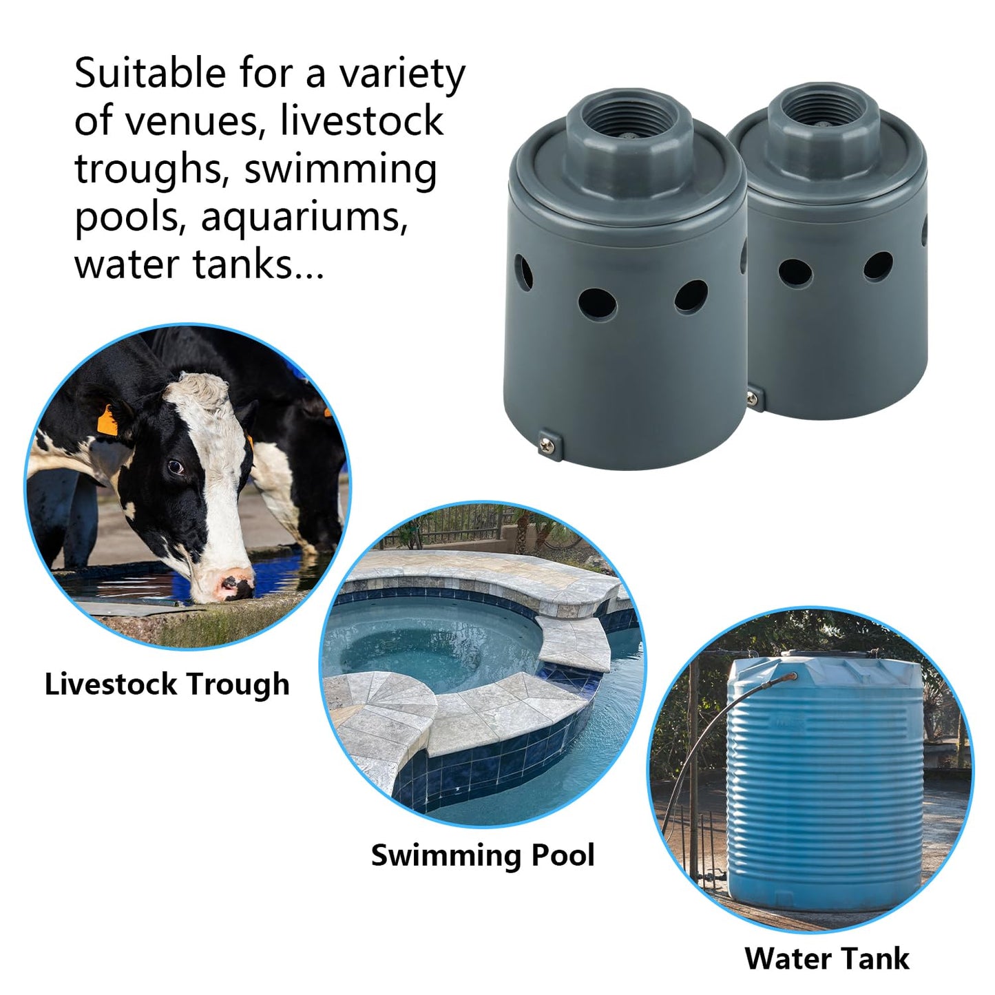 1" Automatic Float Valve Watering System-Ensure Reliable Water Supply, Replace OME 718H Water Trough Float Valve, Cattle Water Tank Float Valve, Livestock Water Tank Float