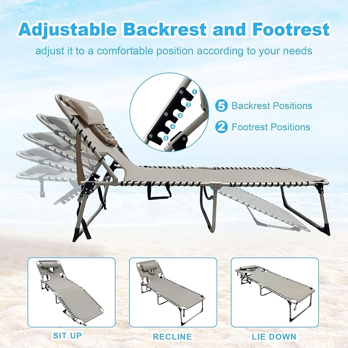Backpack Sun Tanning Chair