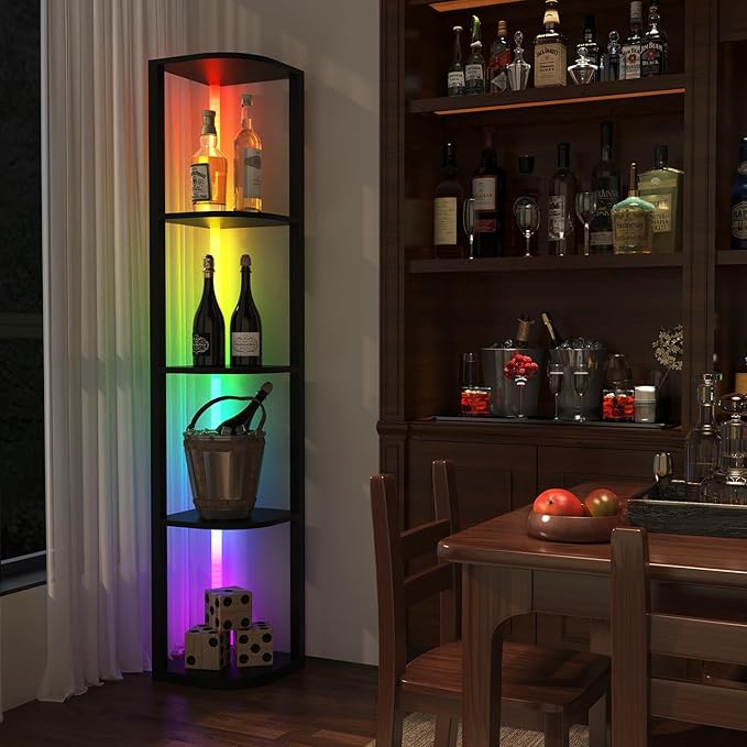 ROJASOP 5 Tiers Corner Shelf