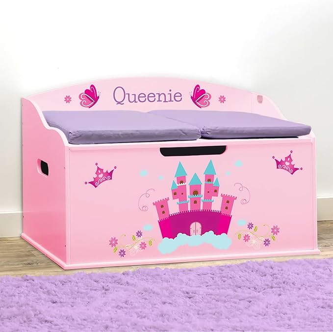 DIBSIES Personalized Creative Wonders Toy Box, 30 x 19.25 x 18 inches,
