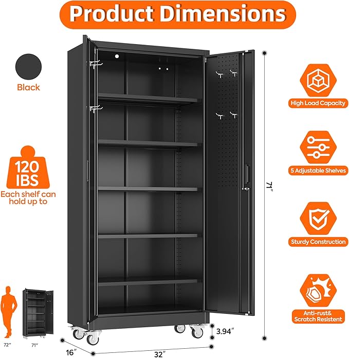 SUXXAN Garage Storage Cabinet