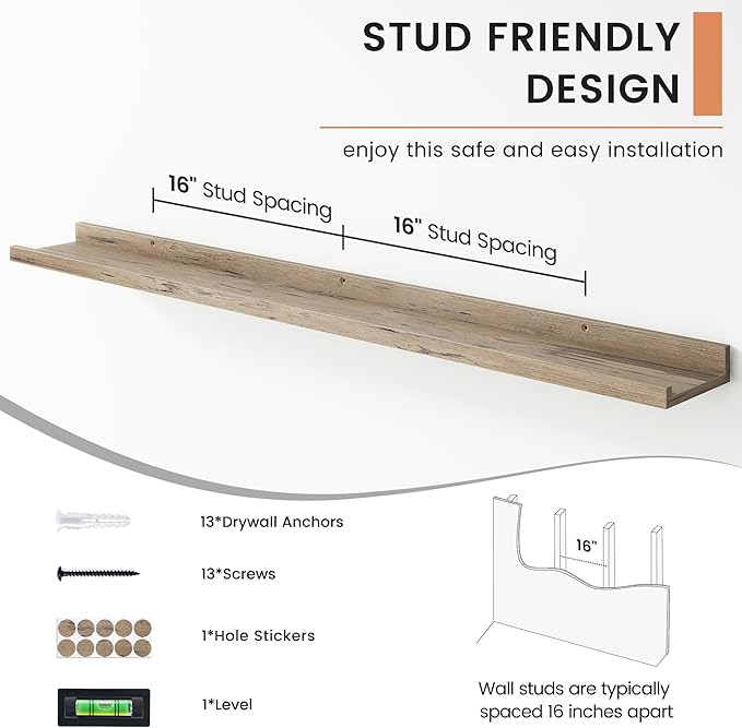 FLYJOE Floating Picture Ledge Shelves
