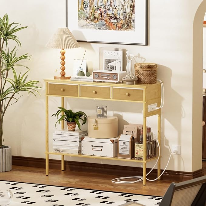 38" Entryway Table Console Table