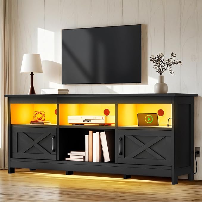 YITAHOME TV Stand for 65 Inch TVs, Entertainment Center
