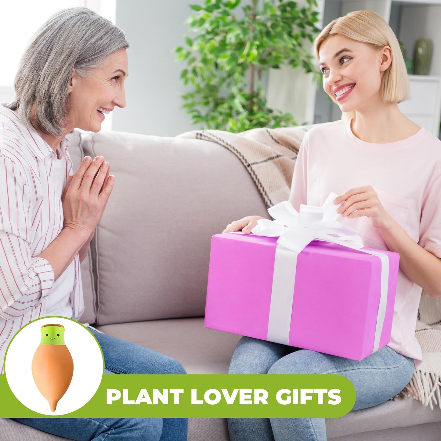 KGCCIZI Ollas Plant Watering Globes. 2 Pcs Self Watering Planter Insert. Terracotta Ollas Plant Watering Devices. Ollas Self Watering Globes. Large Olla Watering Pot. Plant Lover Gifts