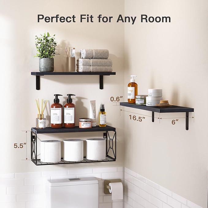 Amada Bathroom Shelves Over Toilet