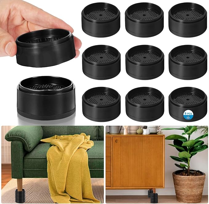 Bed Risers 1 inch, 2 inch, 3 inch, 4 inch Heavy Duty, Adjustable Furniture Riser