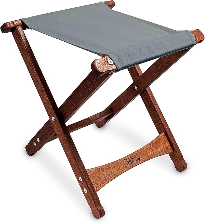 BYER OF MAINE Pangean Folding Stool – Canvas Camp & Wood Camp Stool