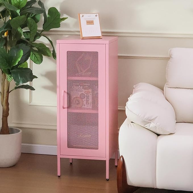 Slim Metal Storage Cabinet