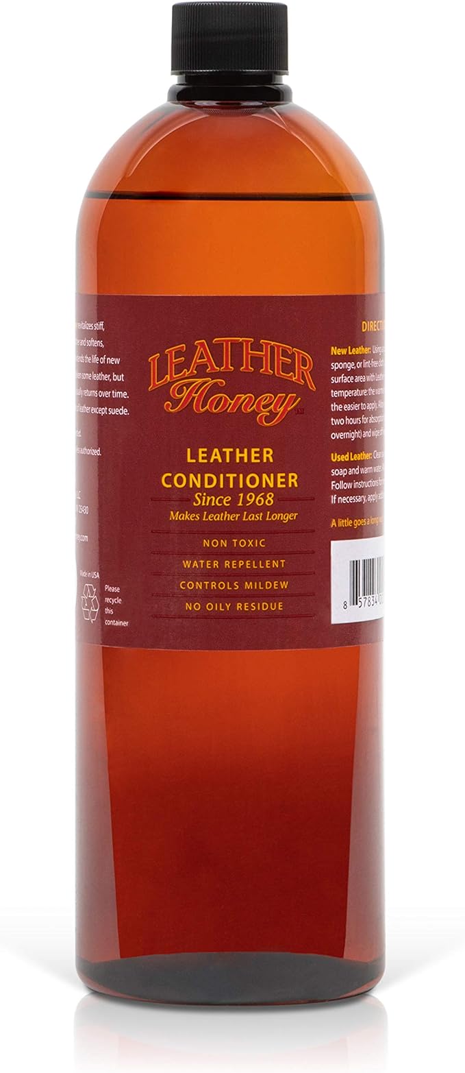 Leather Honey Leather Conditioner, Non-Toxic & Made in the Usa Since 1968.