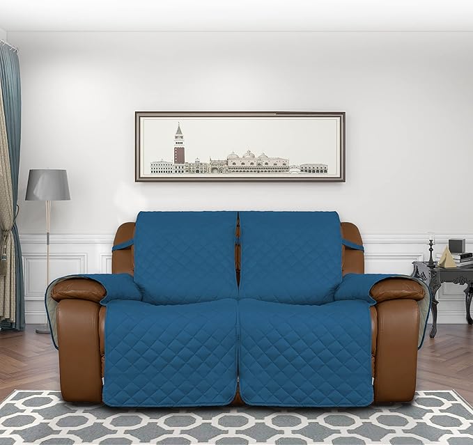 Easy-Going Loveseat Recliner Cover, Reversible Couch Cover
