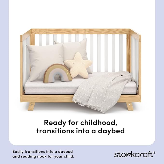 Storkcraft Beckett 3-in-1 Convertible Crib – GREENGUARD Gold Certified