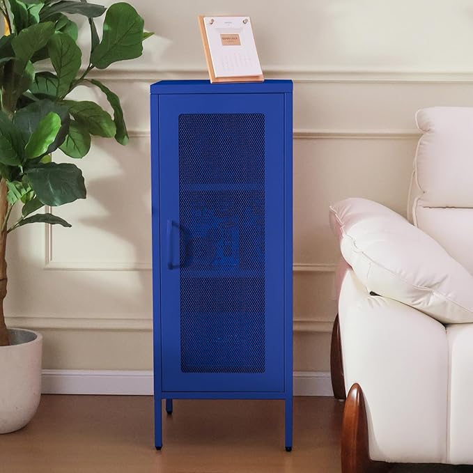 Slim Metal Storage Cabinet