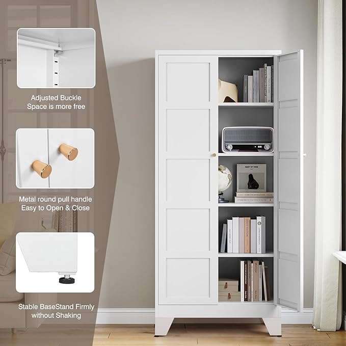 Yizosh Metal Storage Cabinet