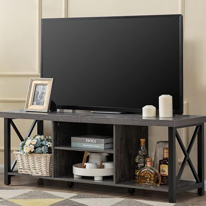 GAZHOME TV Stand for TV up to 65 Inches, TV Cabinet
